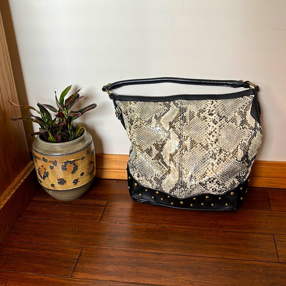 Jessica Simpson Snake print Handbag Purse Bag